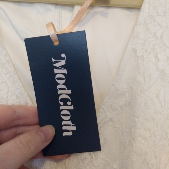 NWT Modcloth Through The Bluebells Lace Maxi Dress - Picture 6 of 7